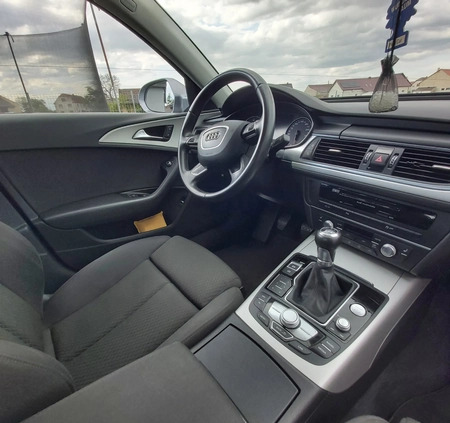 Audi A6 cena 93000 przebieg: 95550, rok produkcji 2015 z Biała małe 106